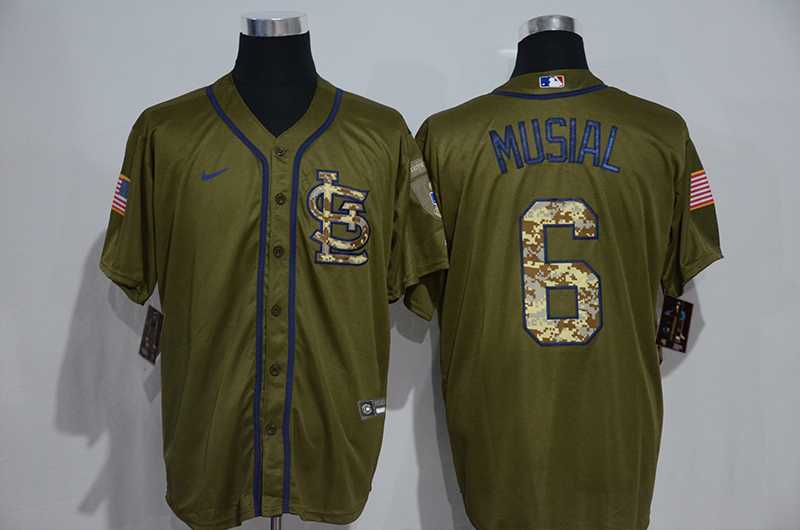 Cardinals 6 Stan Musial Olive 2020 Nike Cool Base Jersey,We sell and wholesale Cardinals 6 Stan Musial Olive 2020 Nike Cool Base Jersey on line form chian!